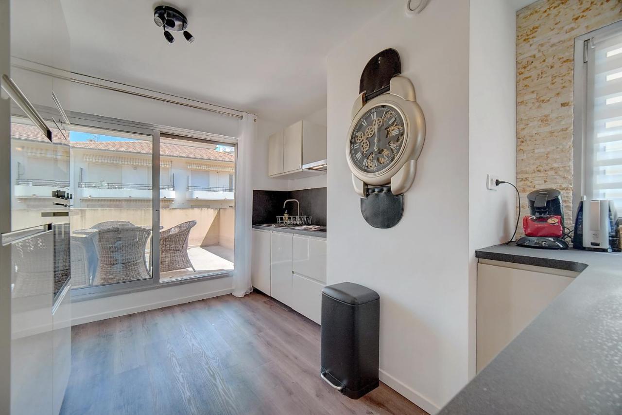 Immogroom - Renovated -Parking - Ac - Terraces Cannes Luaran gambar